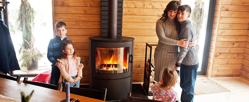 Morso Cast Iron Fireplace Insert Installation in Hamtramck, Michigan