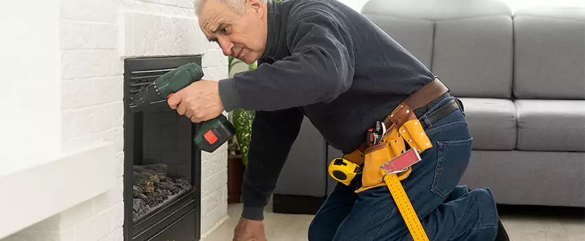 New Indoor Fireplace Installation in Hamtramck, Michigan