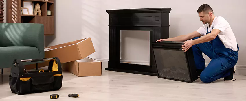 Old Rusted Metal Fireplace Repair And Replacement in Hamtramck, MI